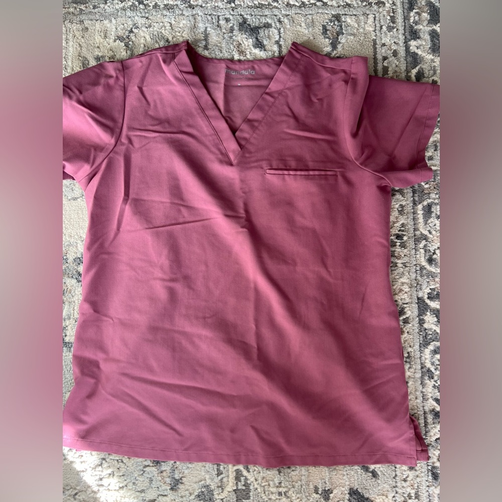 Mandala scrub top